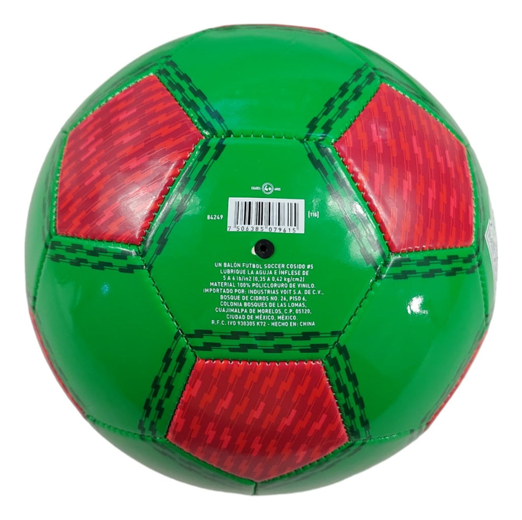 Balón De Fútbol No.5 Voit Selección Mexicana Tlahui Verde