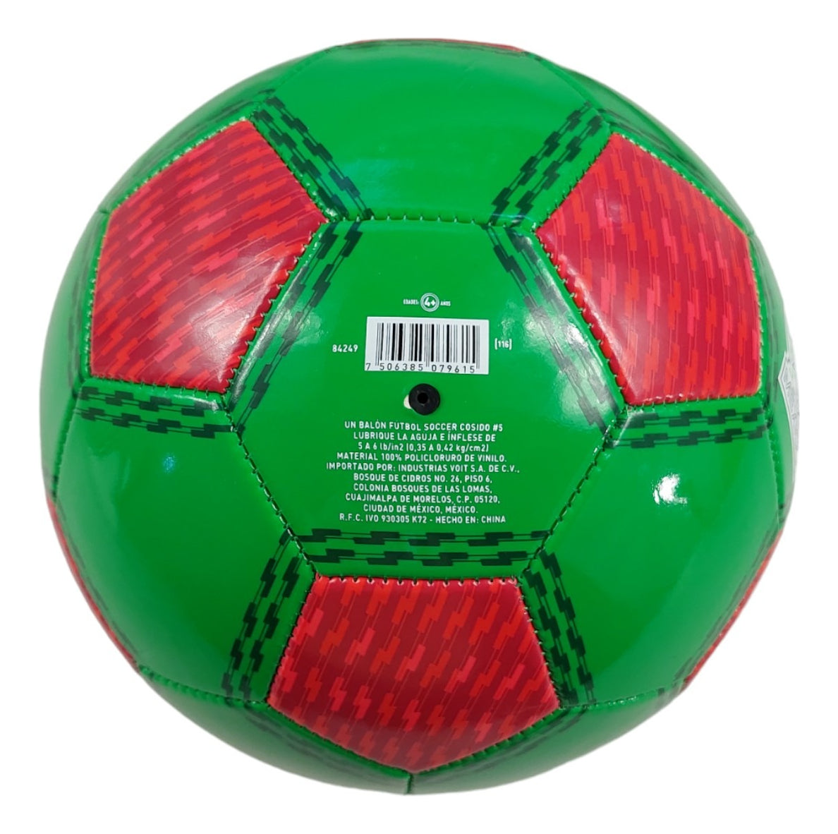 Balón De Fútbol No.5 Voit Selección Mexicana Tlahui Verde