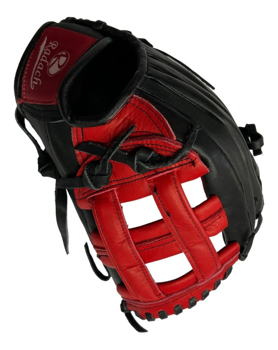 Guante De Beisbol Radach Pro Cuadro 11.5in Blackred Caja H