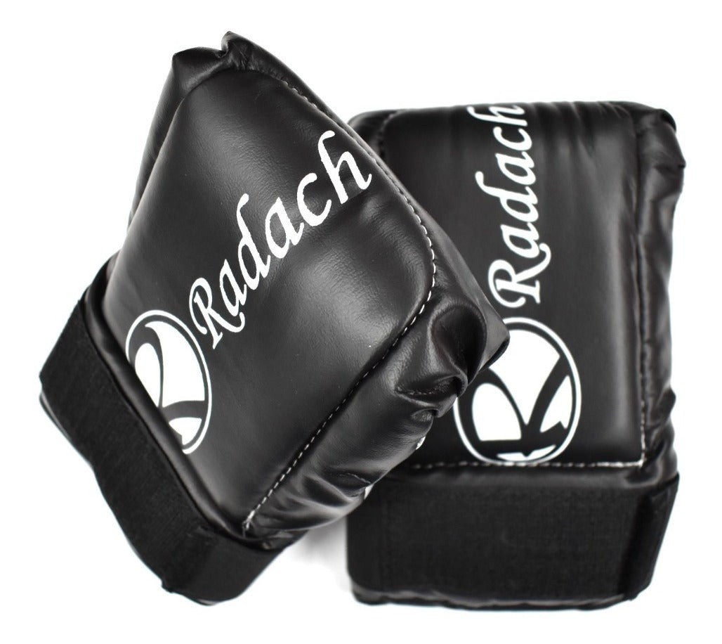 Guantaletas De Boxeo Radach En Vinil Con Muñequera Grandes N