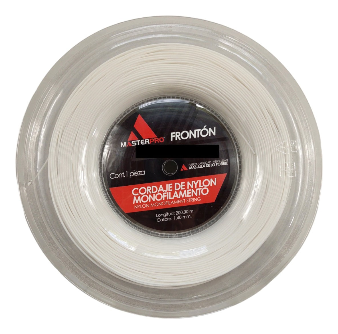 Cuerda Para Raqueta Máster Pro Nylon Blanco