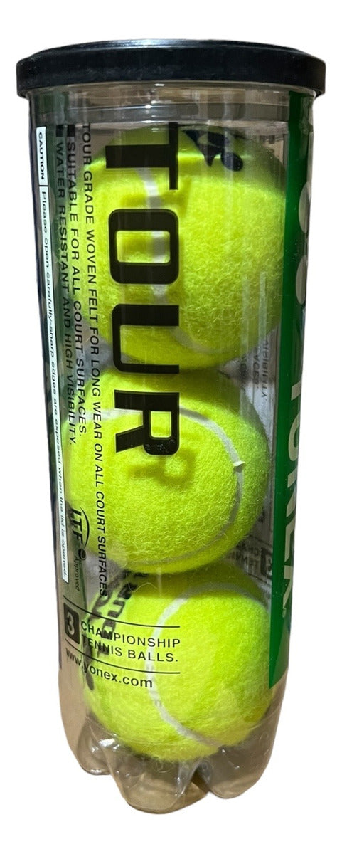 Pelota De Tenis Yonex Tour Nivel Del Mar Bote C/3