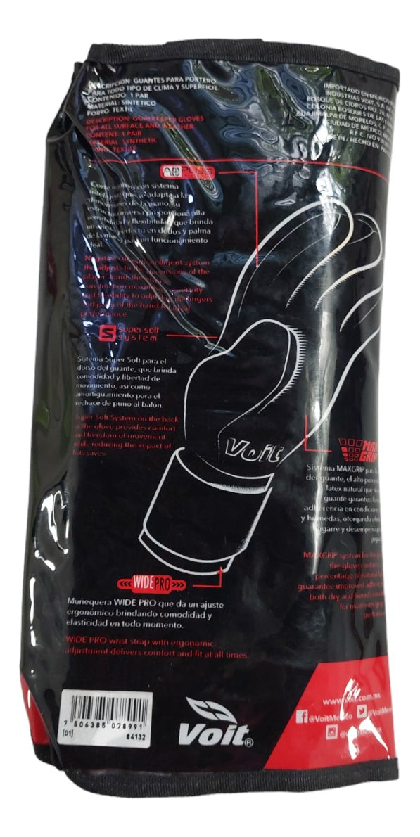 Guantes De Portero Voit Spoma Snakebite T. 10 Amarillo