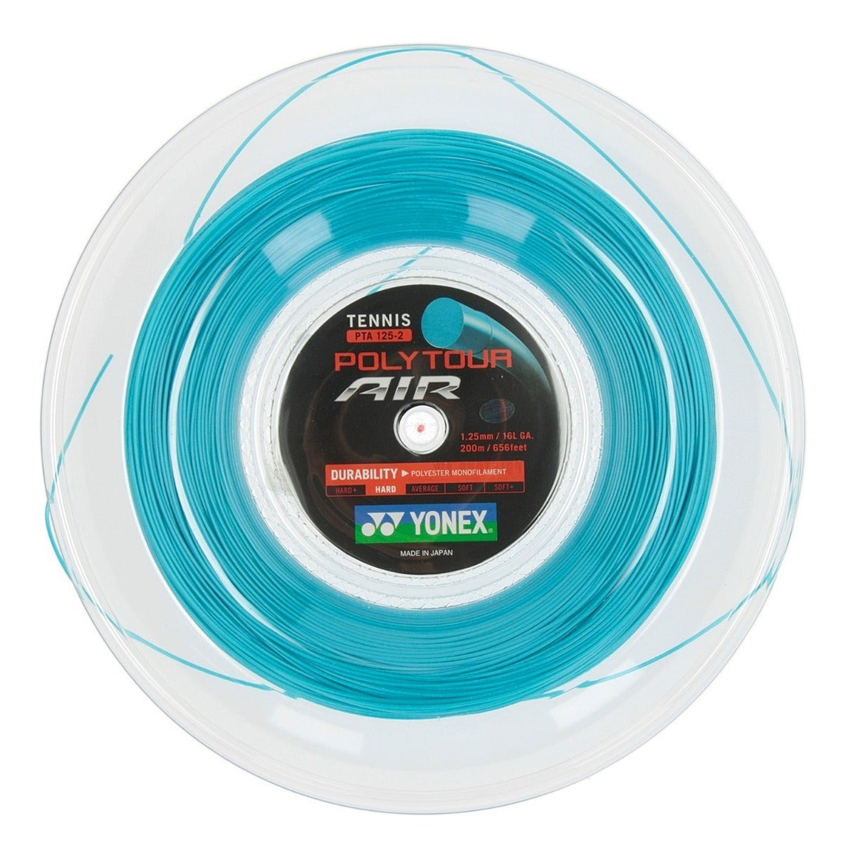 Cuerda Para Raqueta Yonex Polytour Air 1.25mm Rollo 200m