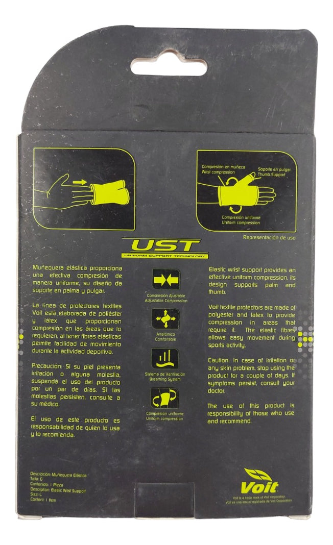 Muñequera Elastica Voit Talla Grande