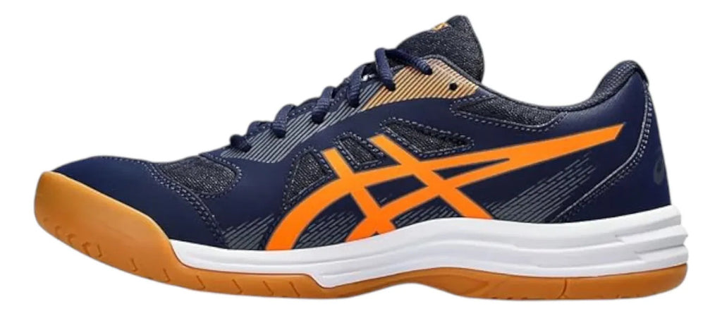 Tenis Asics Upcourt 5 Peacoat / Shocking Orange 8mx