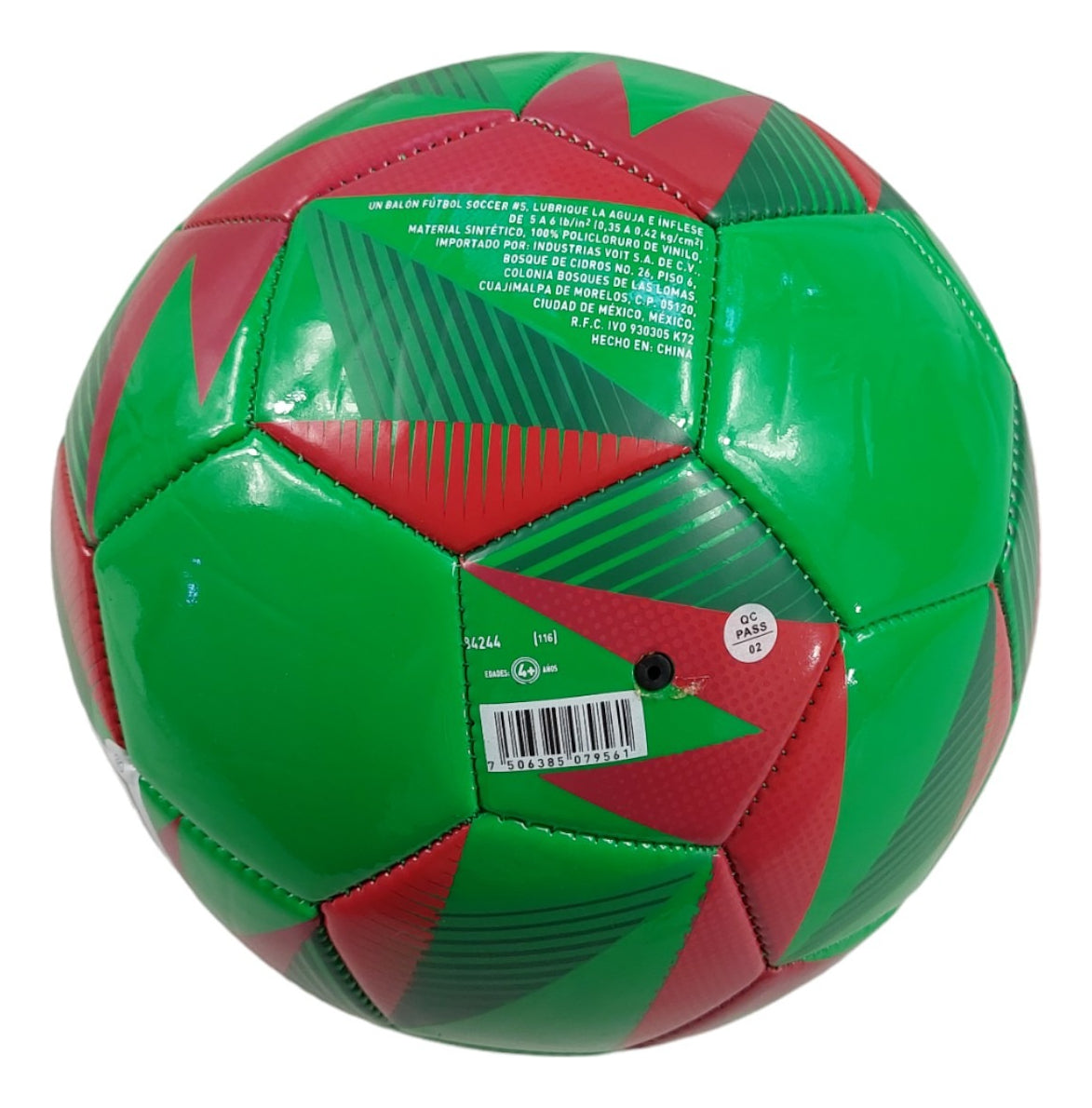 Balón Futbol #5 Voit Spball México Verde