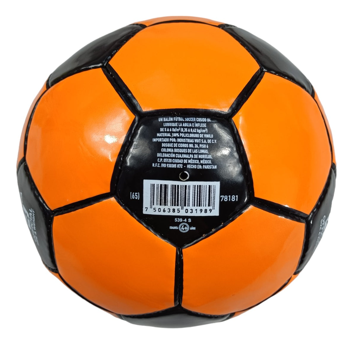 Balon Futbol #4 Neon Classic Hs Voit Verde