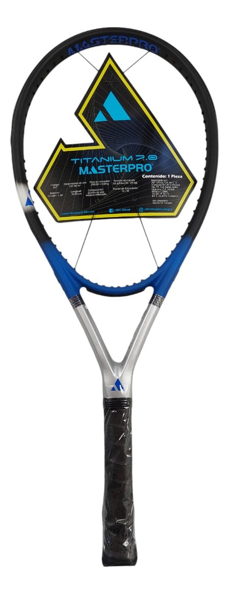 Raqueta Para Frontenis Master Pro 7.0 Clásica Titanium 1/8