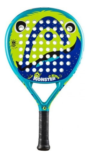 Pala Raqueta Padel Head Monster 2024 Junior Para Niños Color Azul/verde/aqua