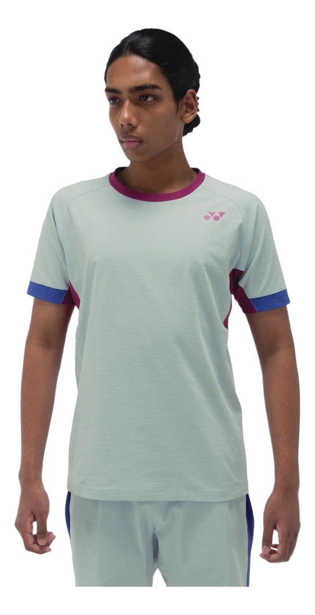 Playera Yonex Mens Crew Neck 10563 Smoke Mint