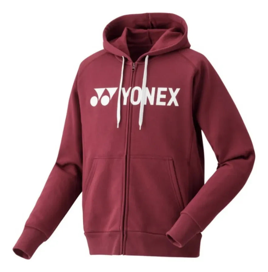 Sudadera Yonex Ym0018ex Hombre Full Zip Dark Wine Xl