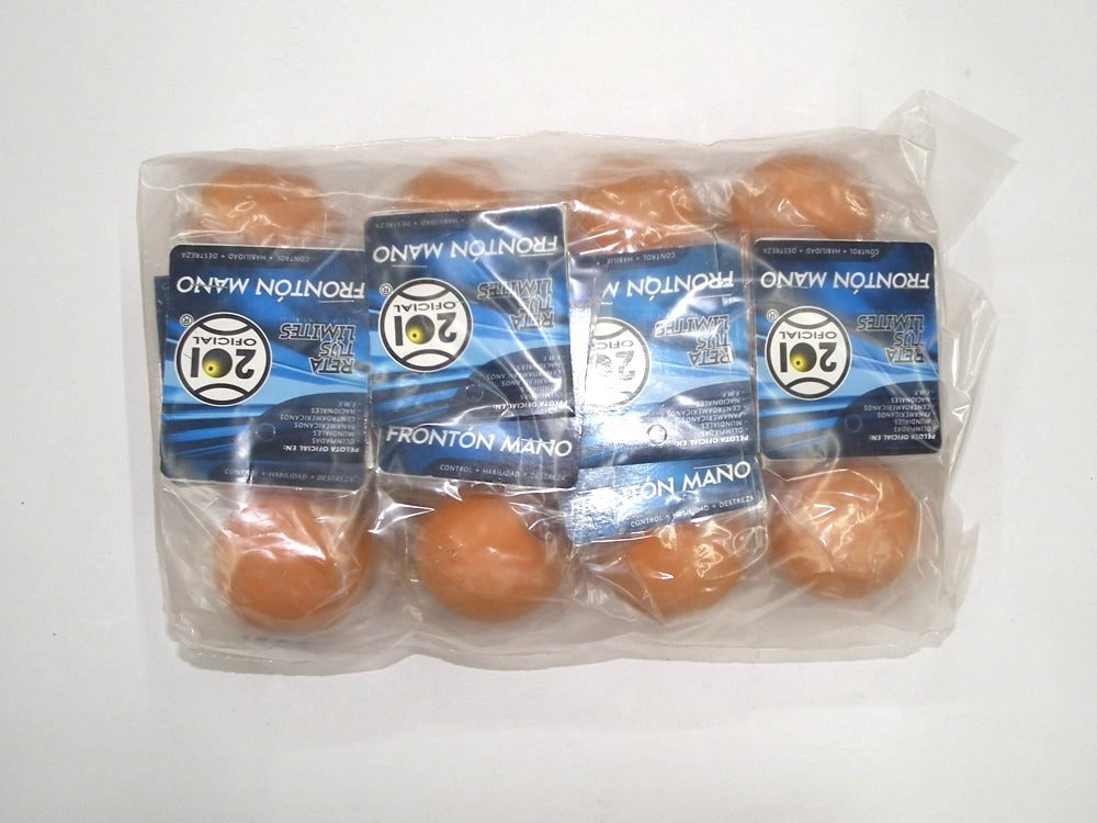 Pelota Fronton Mano 201 Bolsa Con 12 - Naranjas