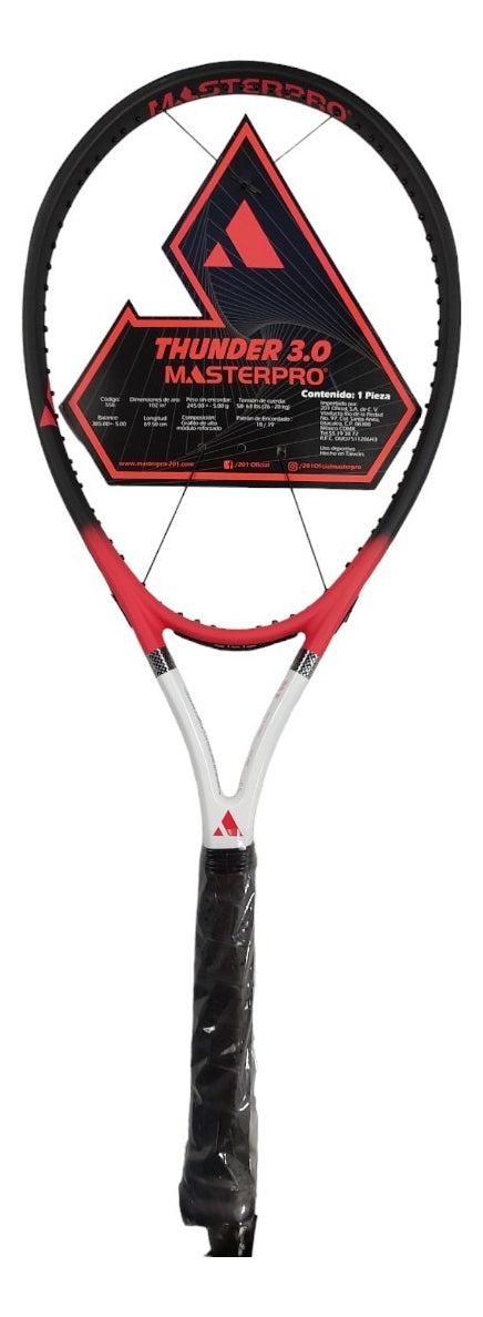 Raqueta Para Frontenis Master Pro 3.0 Clásica Thunder  1/8