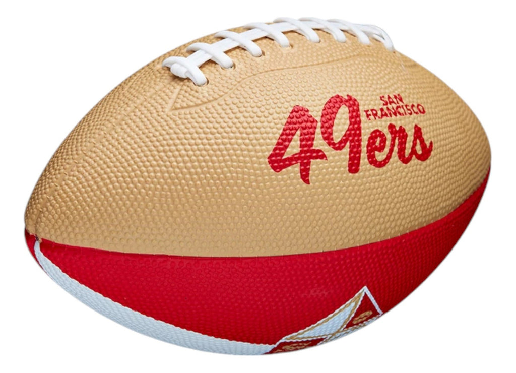 Balon Wilson De Futbol Americano Mini 49ers Retro