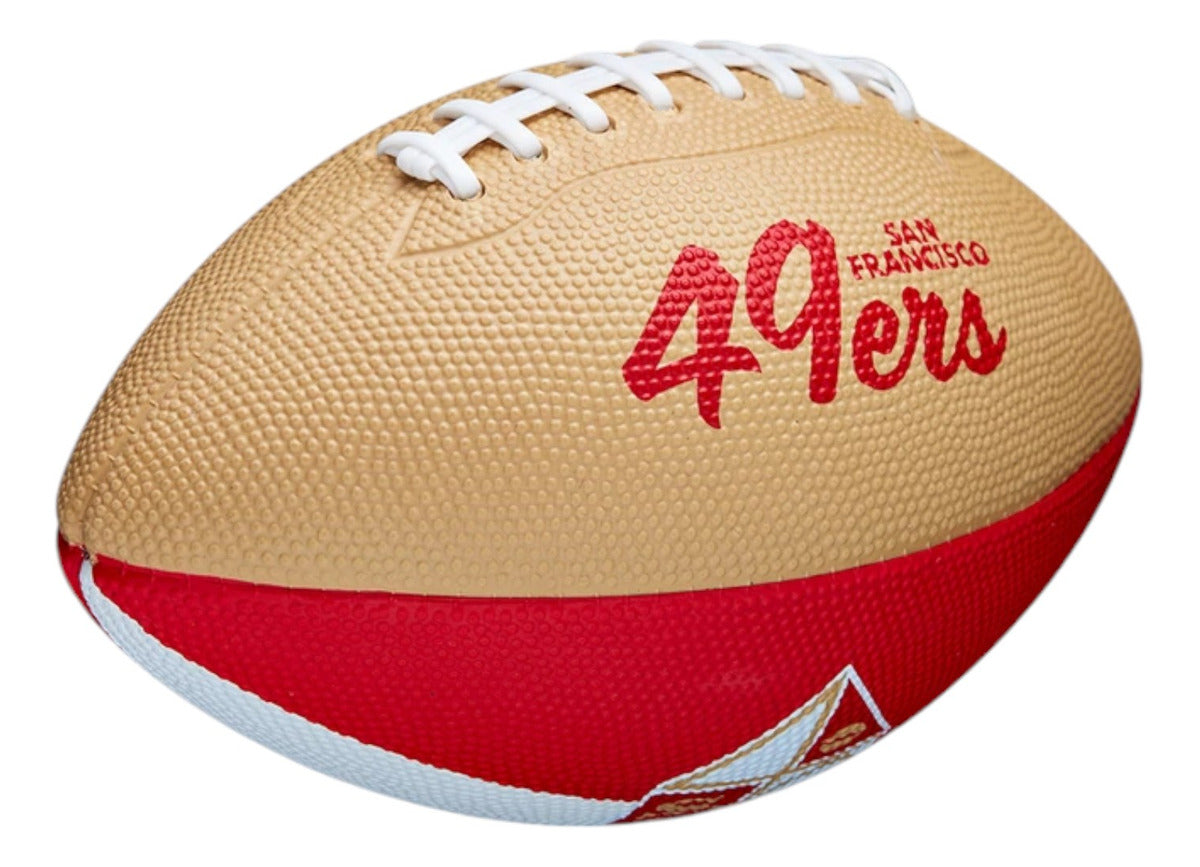 Balon Wilson De Futbol Americano Mini 49ers Retro