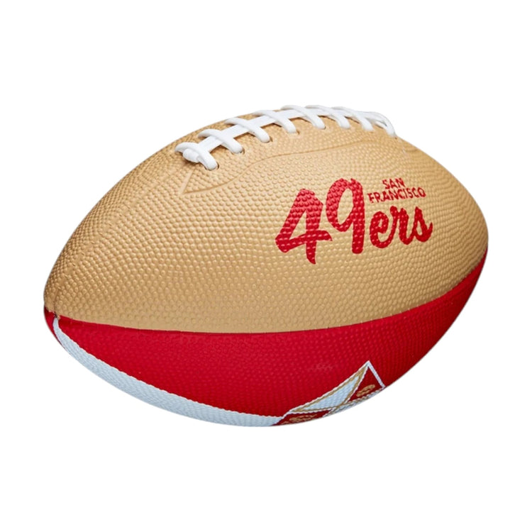 Balon Wilson De Futbol Americano Mini 49ers Retro