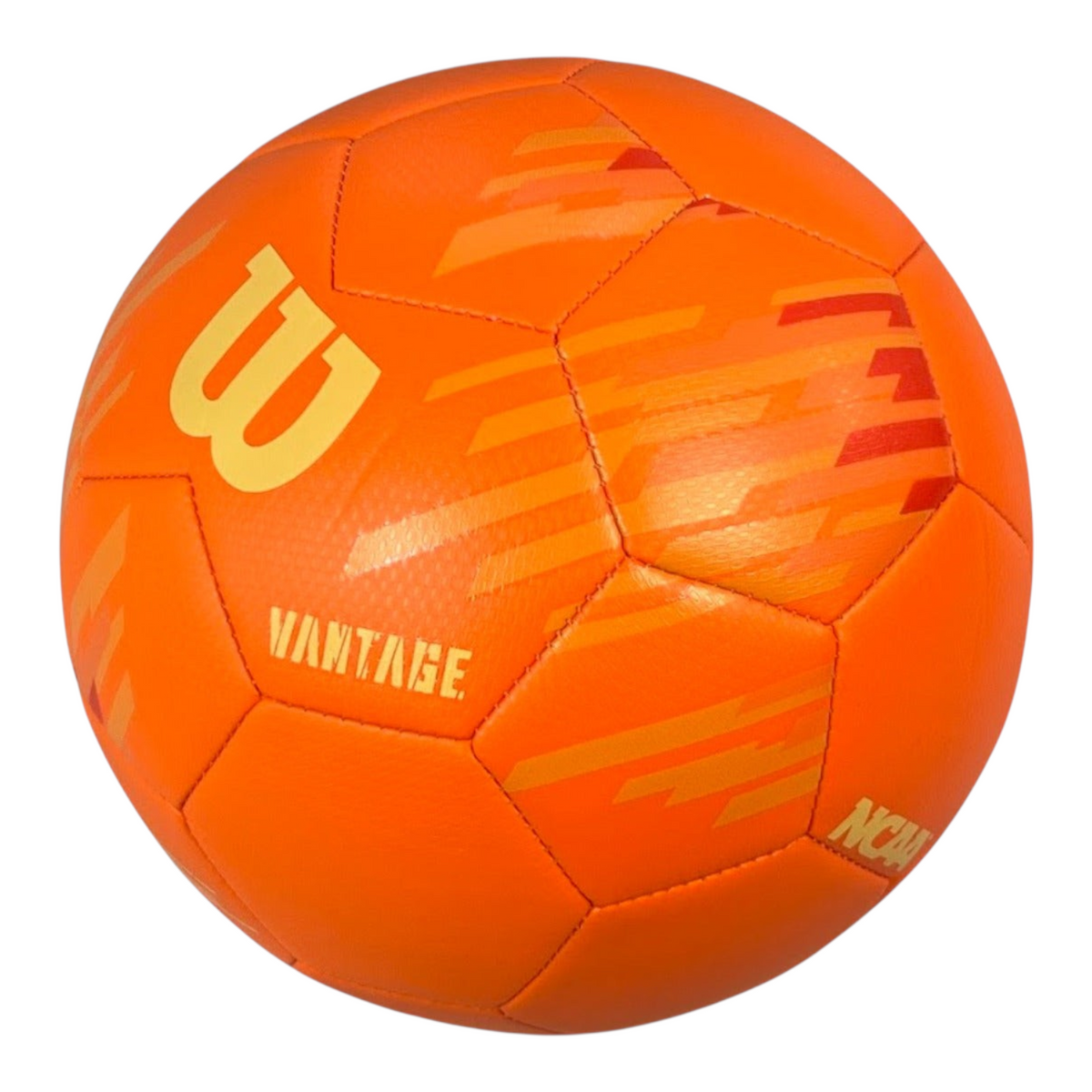 Balón de fútbol Radach Sports Wilson Vantage naranja talla 5 fabricado con espuma EVA sostenible de base biológica