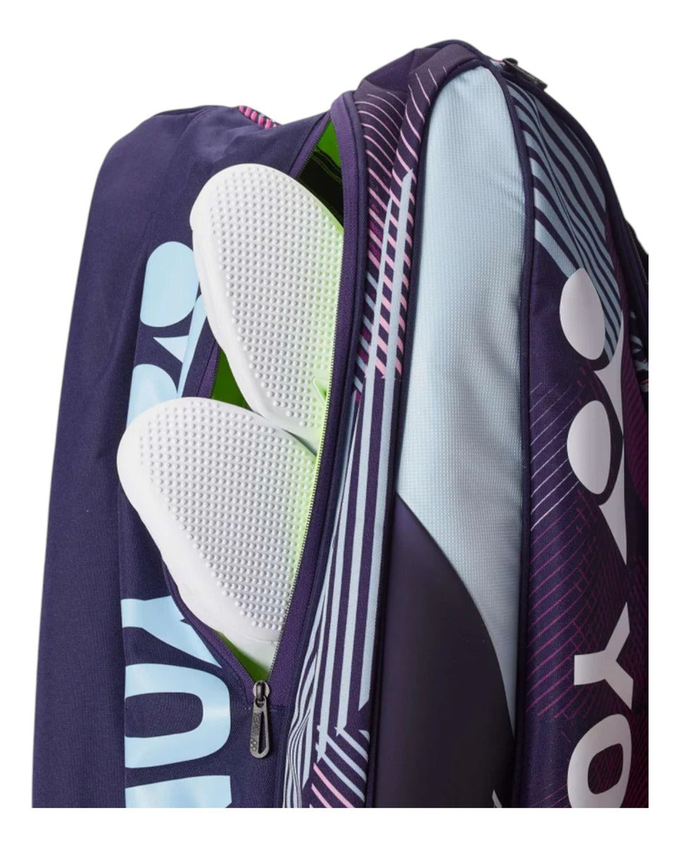 Raquetero Yonex Pro Racquet Bag 9pcs 2025 Grape