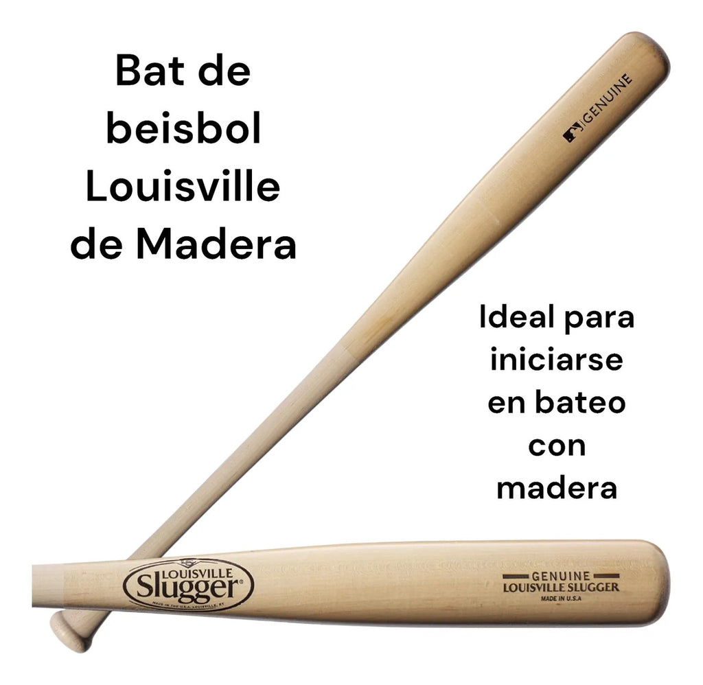 Bat Louisville De Madera Genuine 3 Series 32in Natural