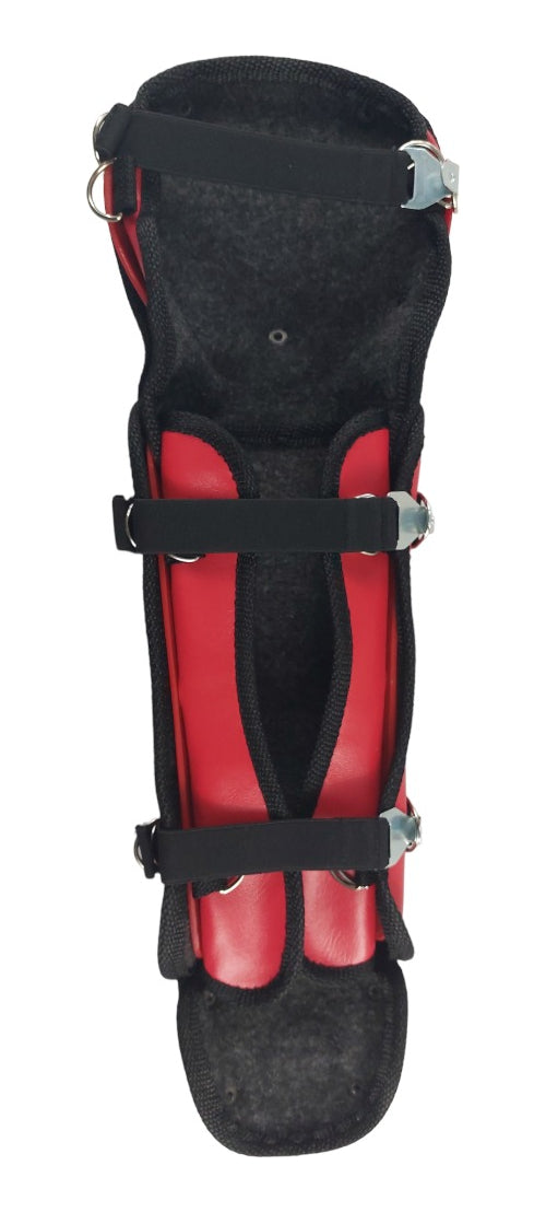 Espinilleras De Béisbol Infantil Color Rojo Radach