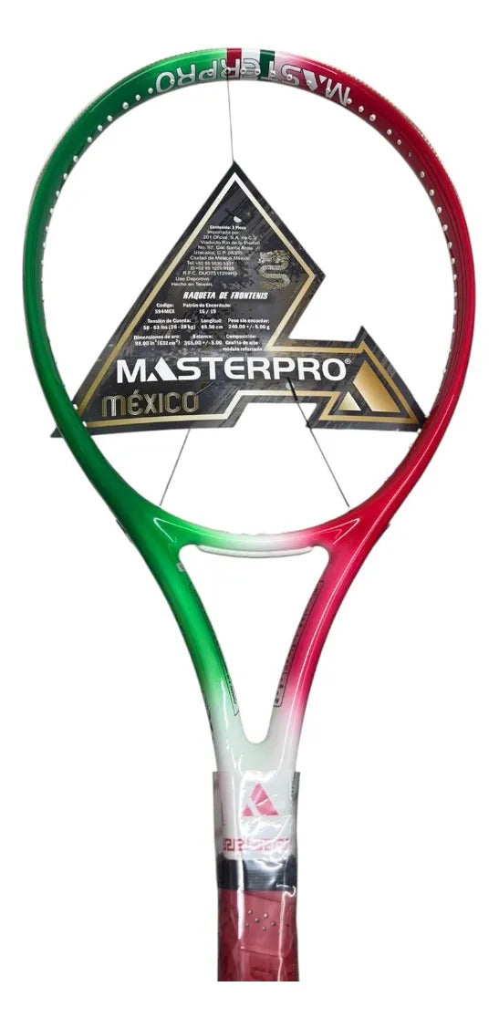 Raqueta Frontenis Masterpro México 240g  2026 4 1/8