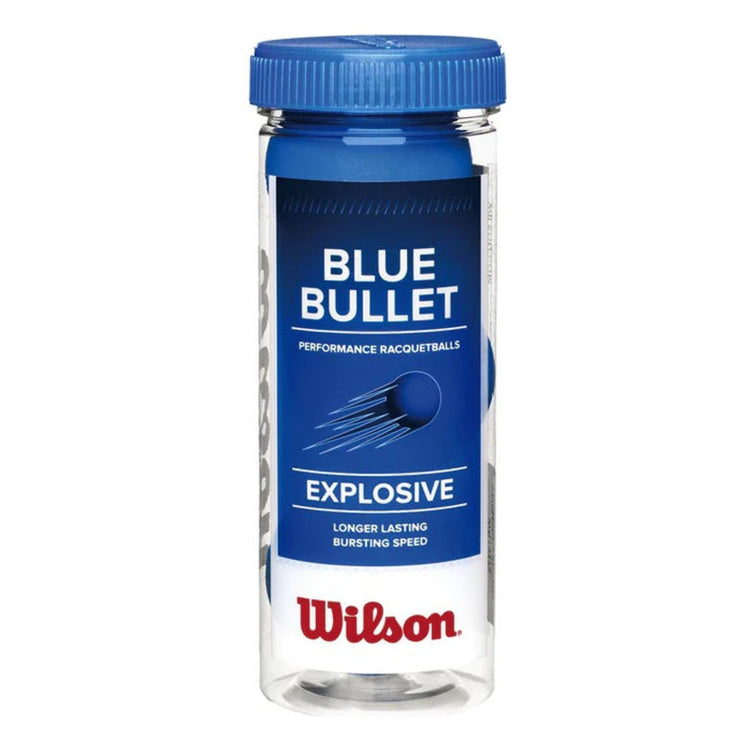 Pelota De Racquetbol Fronton Wilson Blue Bullet C/3