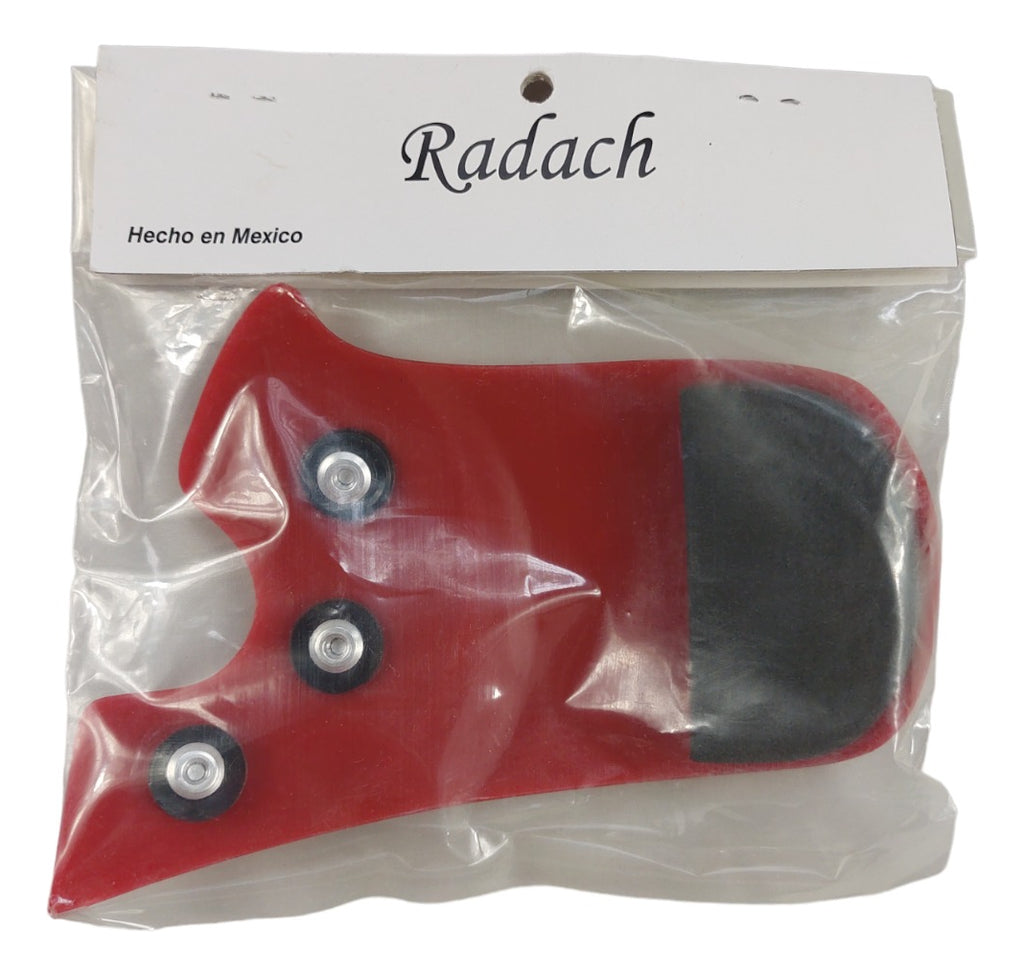Protector Facial Radach Scala Para Bateador Zurdo Rojo
