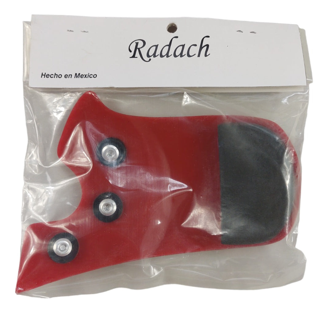 Protector Facial Radach Scala Para Bateador Zurdo Rojo
