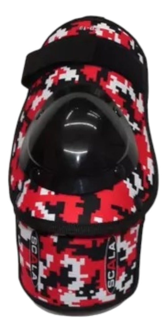 Codera Para Bateador Scala Camu Rojo Infantil
