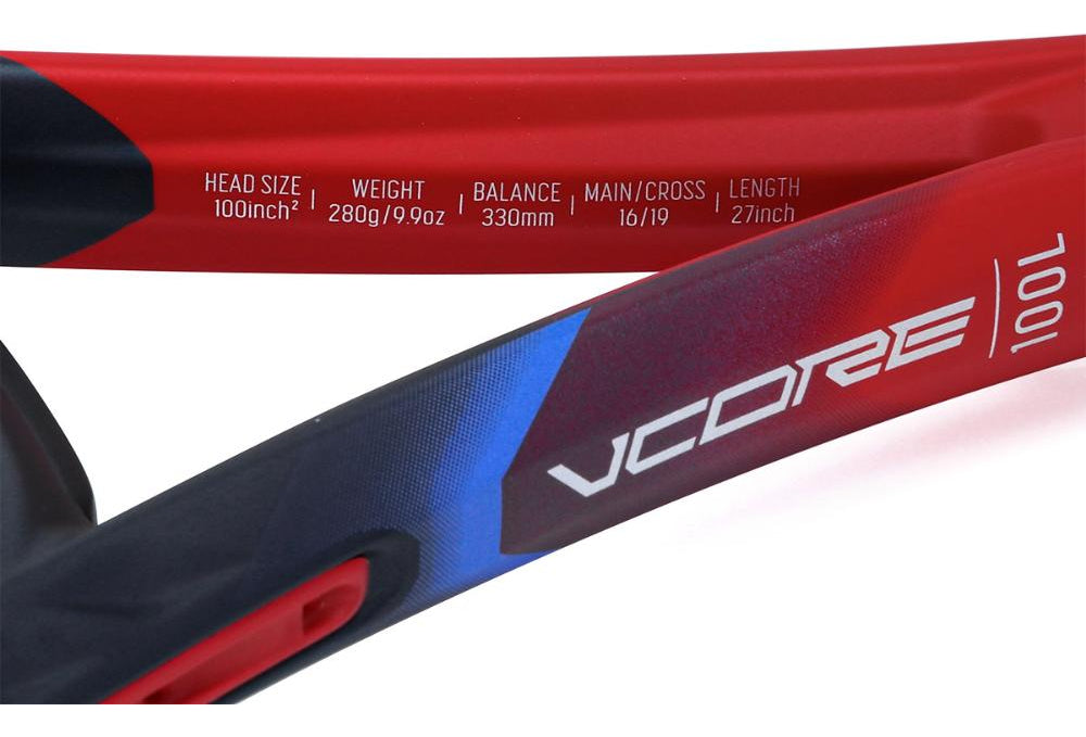 Raqueta De Tenis Yonex Vcore 100l 280g Scarlet Grip 3/8
