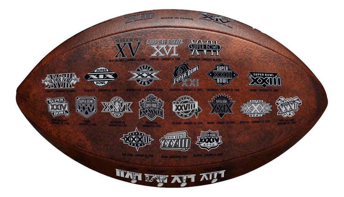 Balón De Futbol Americano Wilson Sblviii Throwback