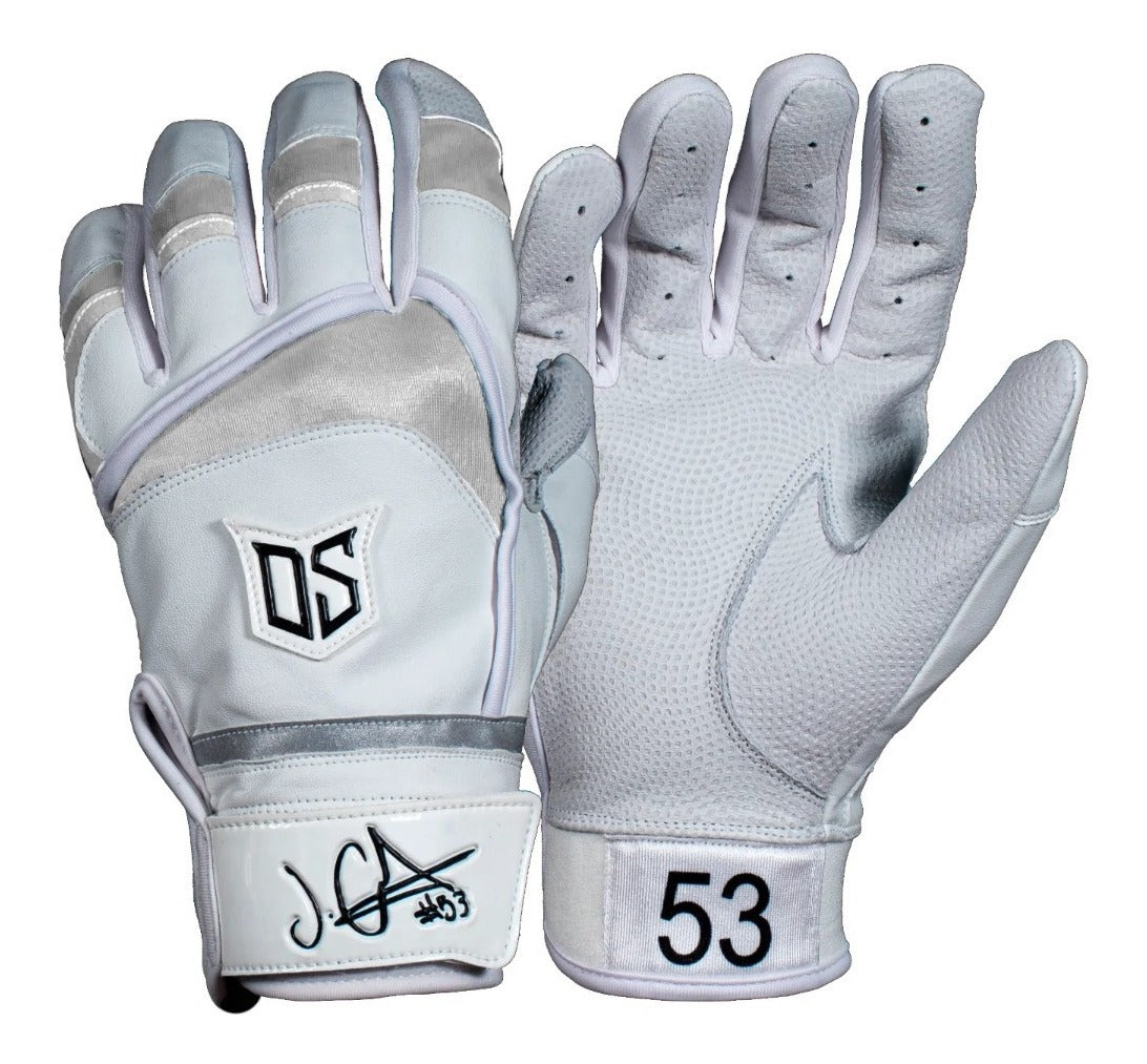 Guantes De Bateo Demon Slugger Jessy Castillo 53 Blanco Med