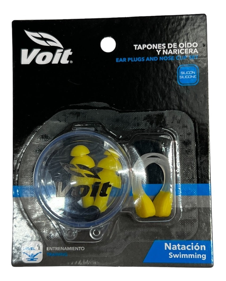 Tapones De Oído Y Naricera Voit Para Natación Amarillo