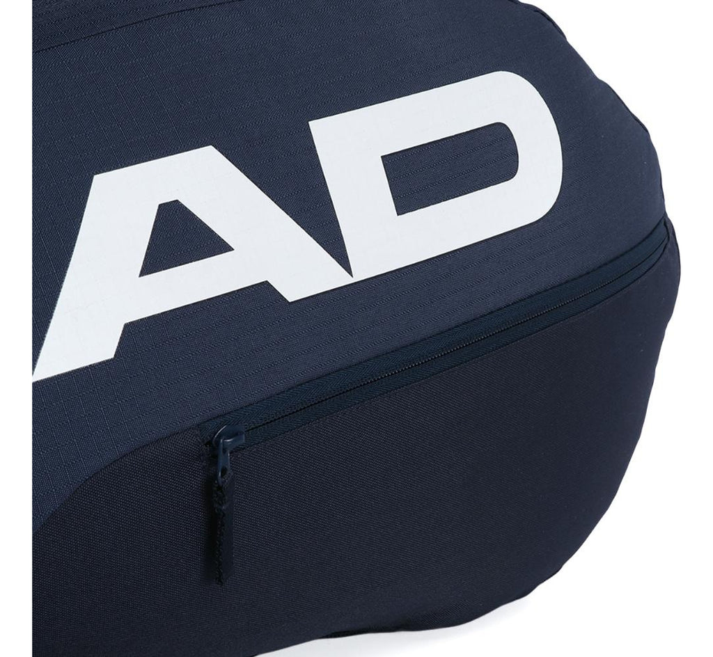 Raquetero Head Base M Azul Marino Para 6 Raquetas Tenis Pro