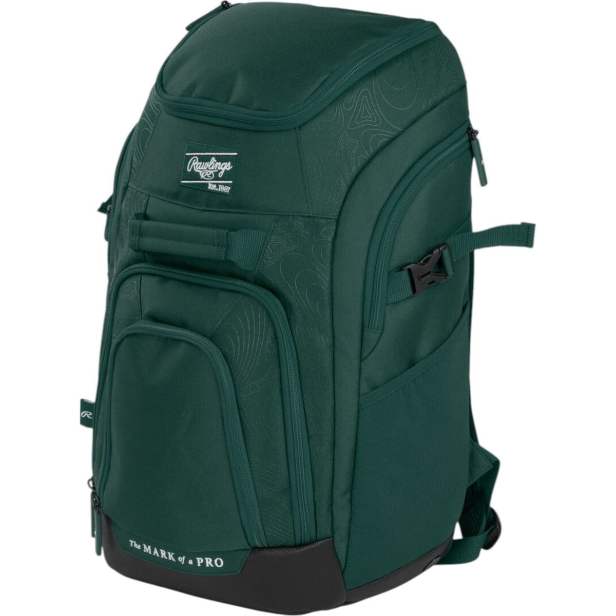 Backpack Rawlings Franchise 2 Players Dark Green Beisbol