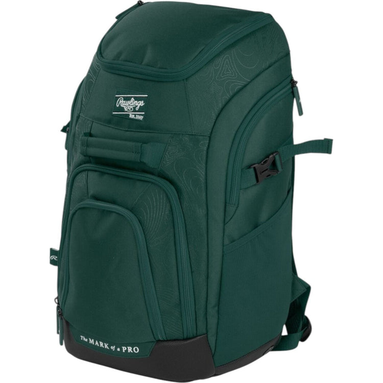 Backpack Rawlings Franchise 2 Players Dark Green Beisbol