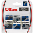 Overgrips Wilson Camo Blue Paquete C/3 Confort Y Absorción