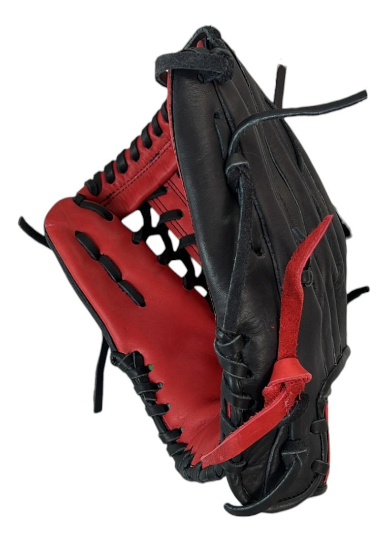 Guante De Beisbol Radach Pro Fielder K 12.75in Negro Rojo