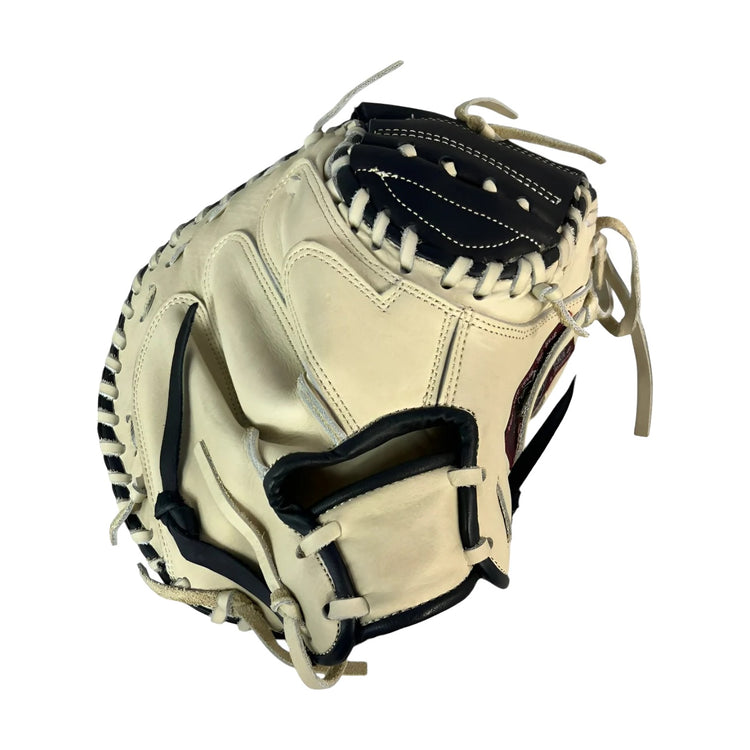 Guante De Catcher Salinas 33 Bone/negro