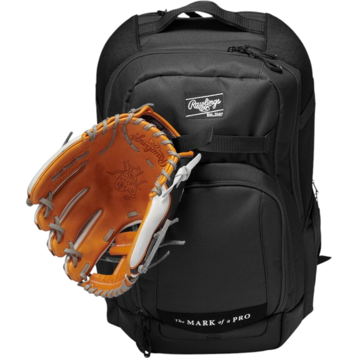 Backpack De Béisbol Rawlings Journey Players Negro
