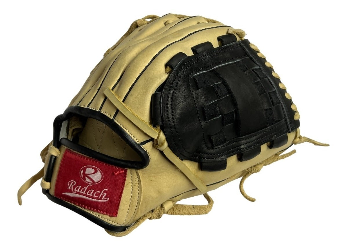 Guante De Beisbol Radach Pro Cuadro Pitcher 12in Bone Black