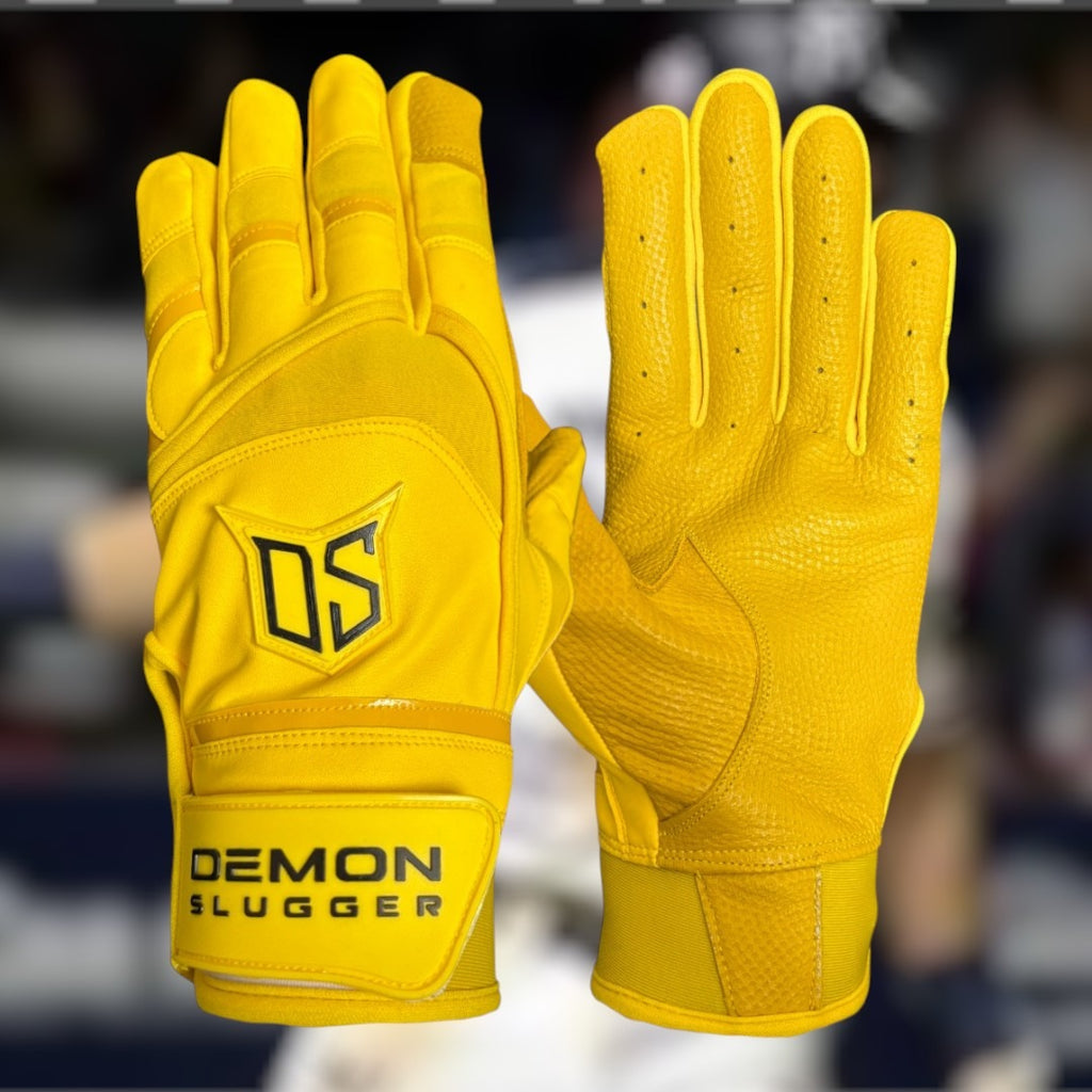 Guantes De Bateo Para Niño Demon Slugger Amarillo Yxs