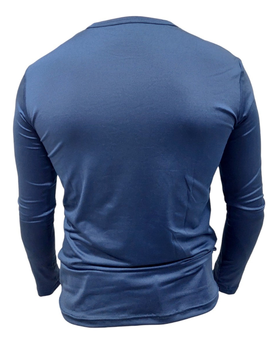 Playera Licra Deportiva Sudador Radach Color Azul Marino