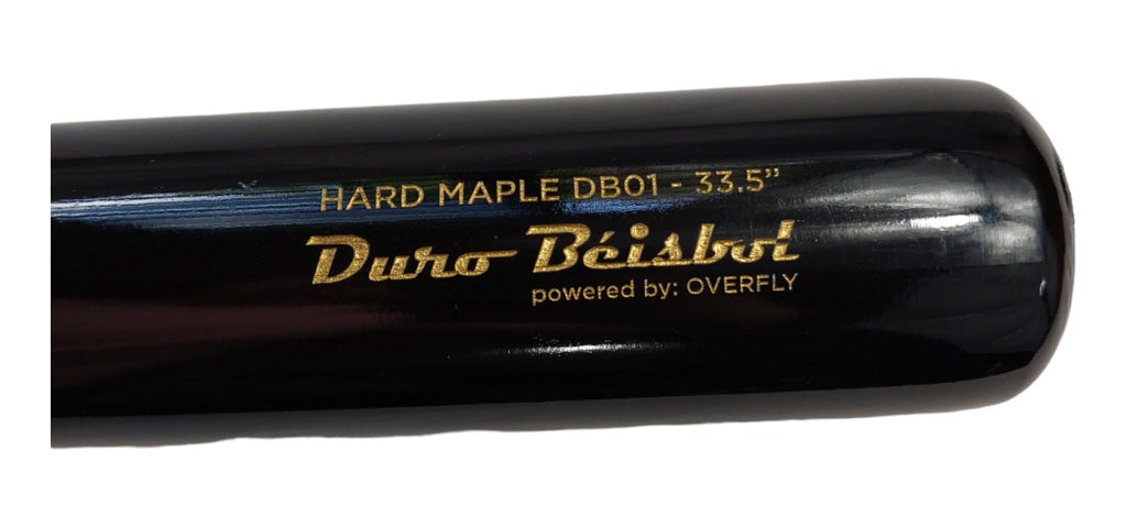 Bat De Béisbol Hard Maple  Duro  By Overfly 33.5 Db01 Negro