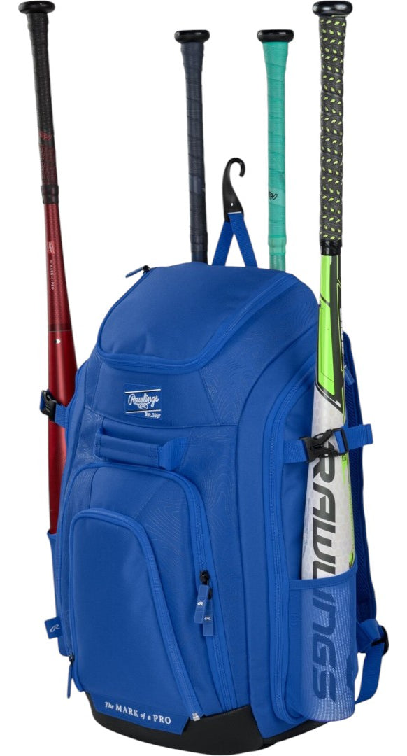 Back Pack Beisbol Softbol Rawlings Legion Players Azul Rey