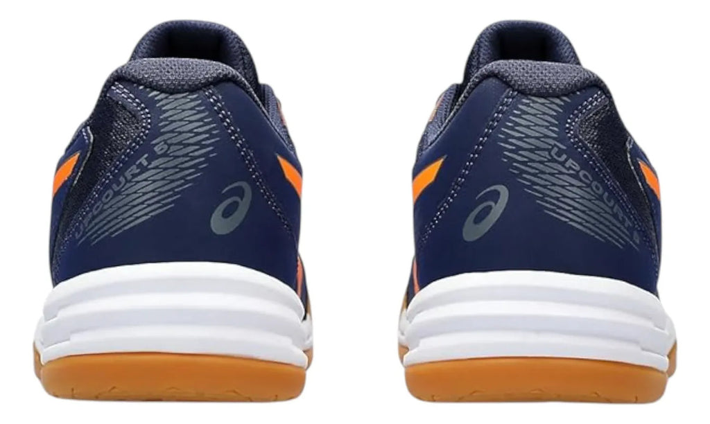 Tenis Asics Upcourt 5 Peacoat / Shocking Orange 8mx