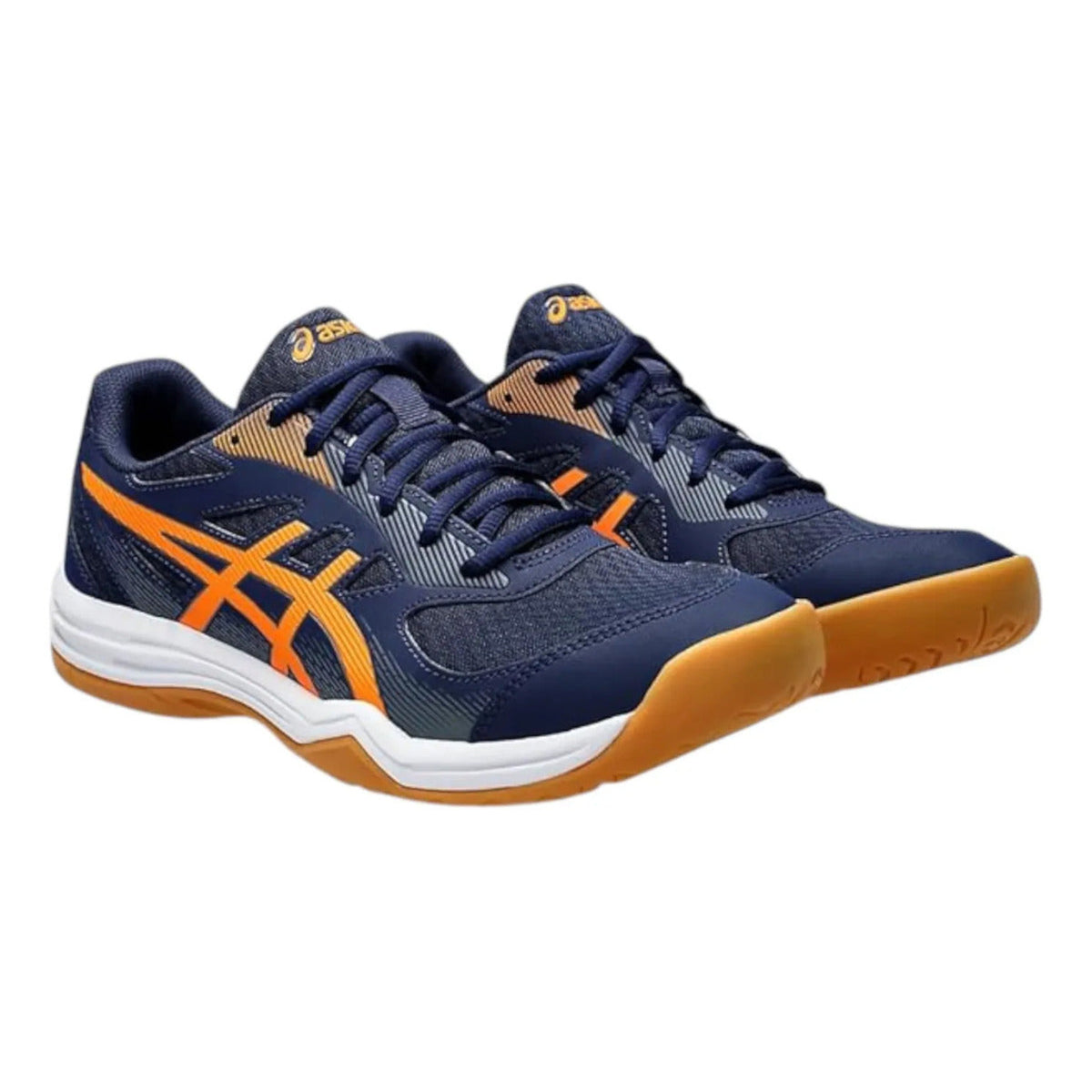 Tenis Asics Upcourt 5 Peacoat / Shocking Orange 8mx