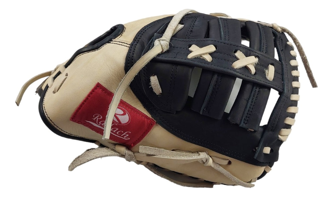 Guante De Beisbol Primera Base Radach Pro Bone/negro 12.75
