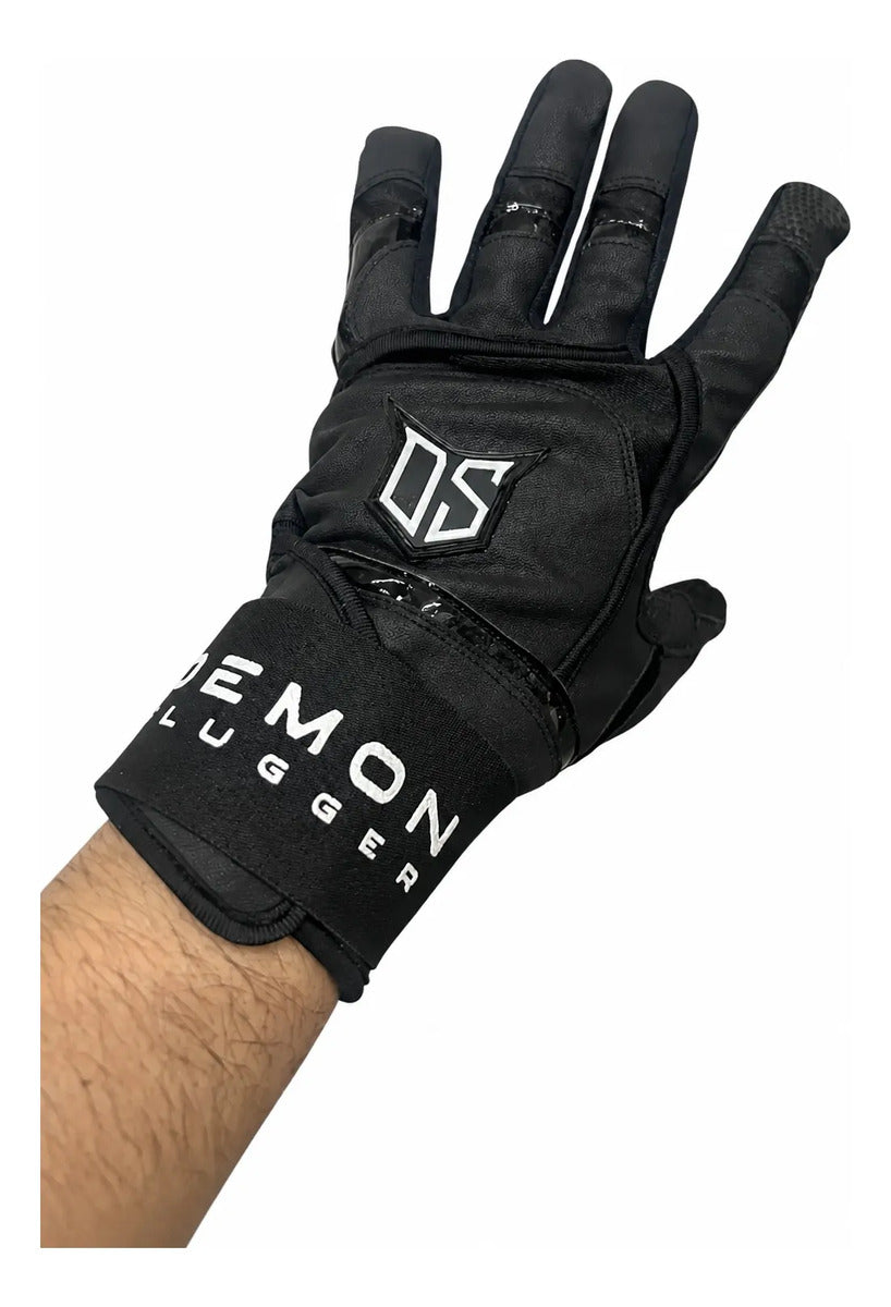 Guantes De Bateo Demon Slugger Long Cuff Negro M